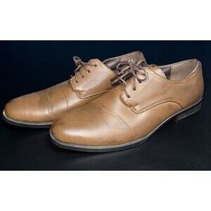 Aston Marc Men's Wingtip Oxfords Shoes - Brown Size 11
